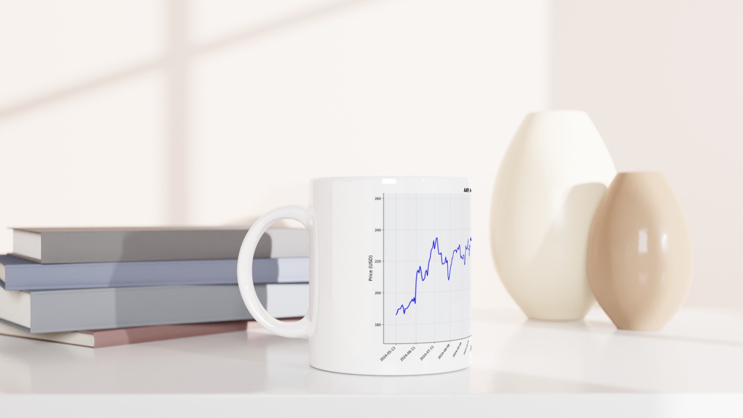 Stock chart mug - lifestyle scene 3